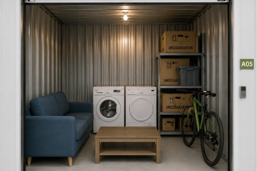 Lagerbox 5 m² – Ein komplettes WG-Zimmer passt rein