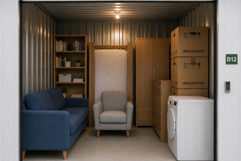 Lagerbox 6 m² – Entspricht einem mittelgroßen Schlafzimmer